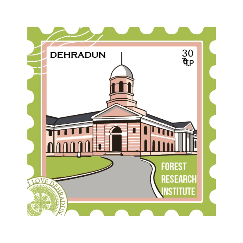 Dehradun Forest Research Institute Uttarakhand Souvenir Magnet Convert to PDF