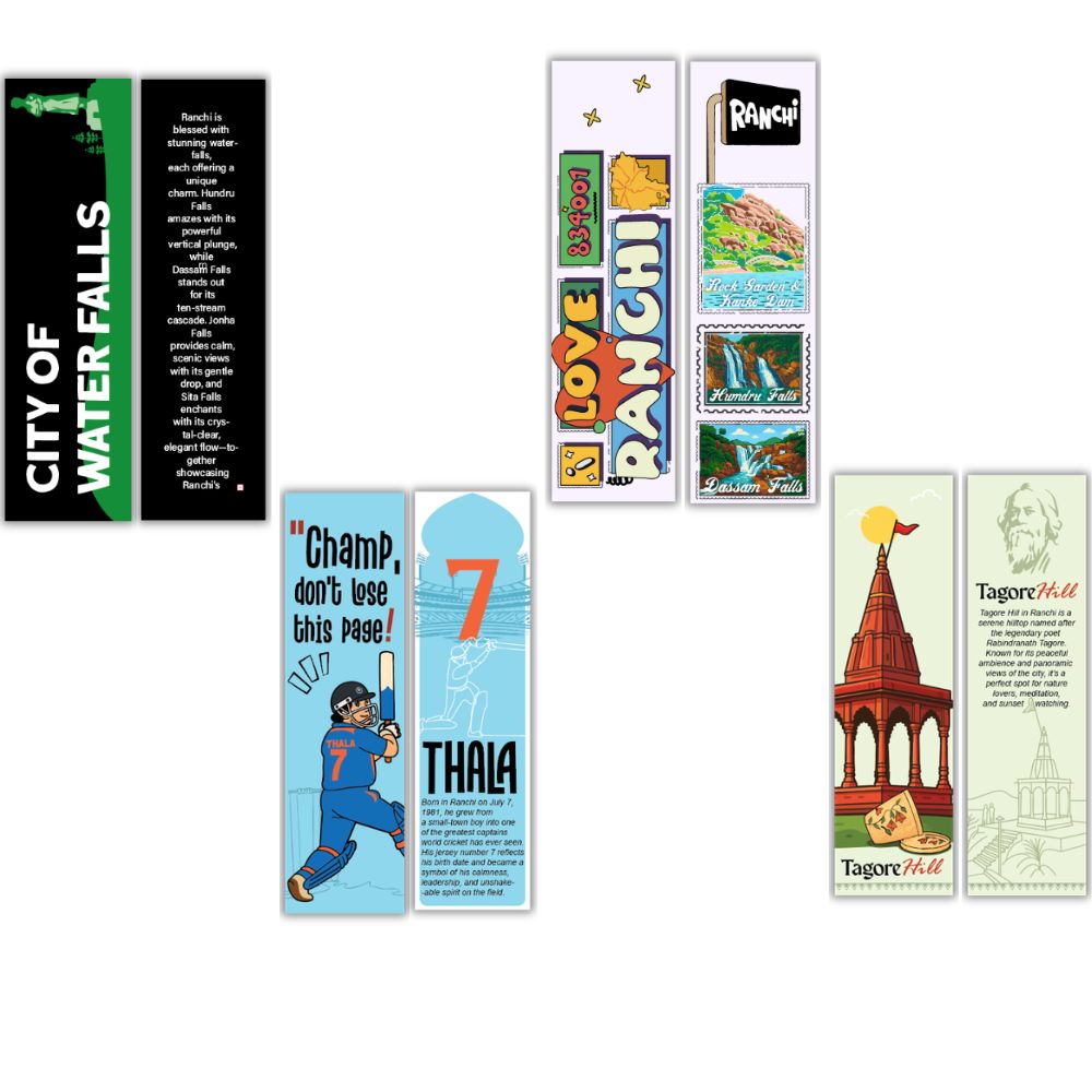 Ranchi Culture Bookmark Set | Jharkhand Souvenir Gift