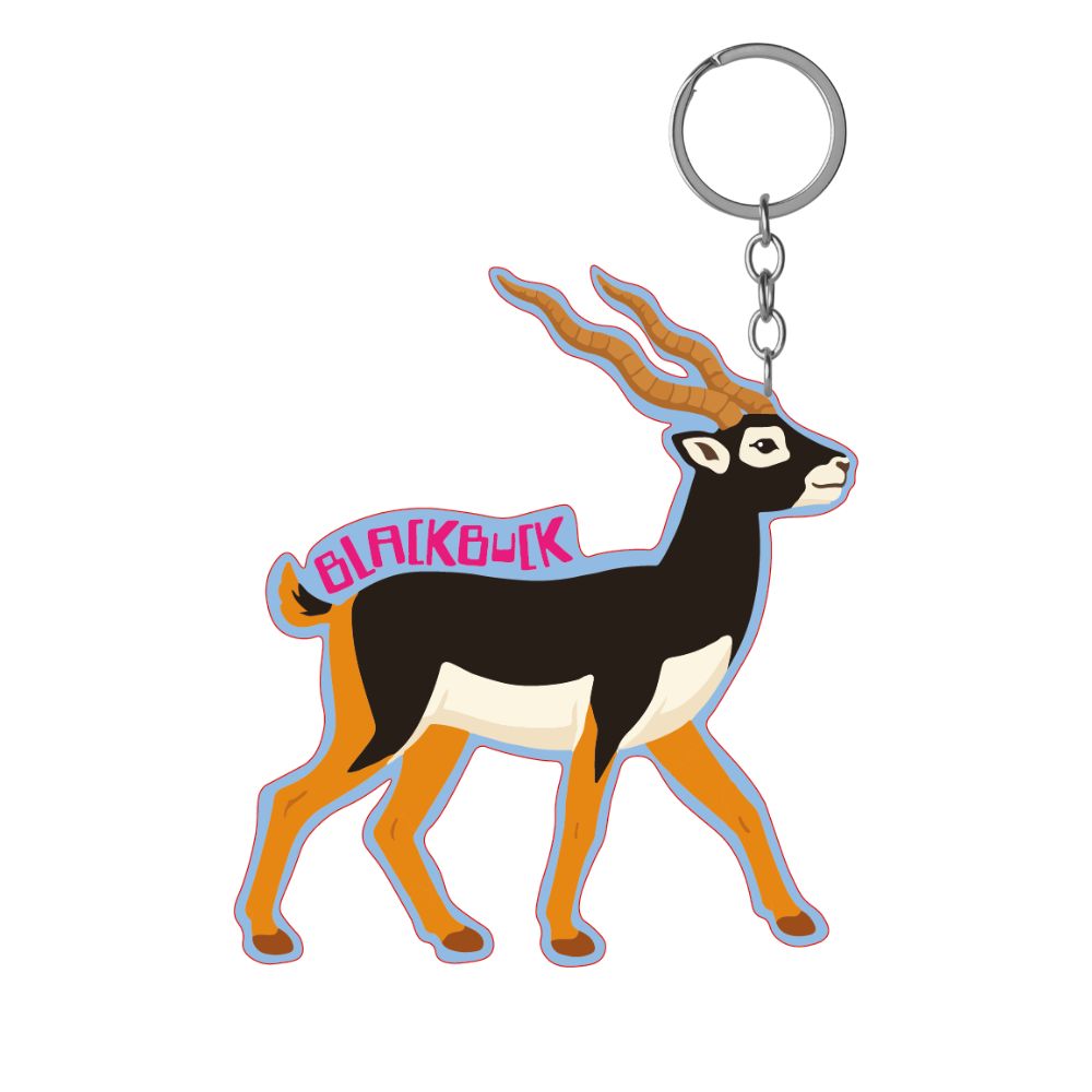 Blackbuck Wildlife Keychain – Animal Souvenir