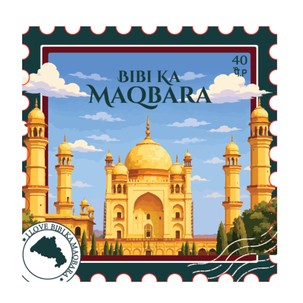 Bibi Ka Maqbara Fridge Magnet – Aurangabad Souvenir