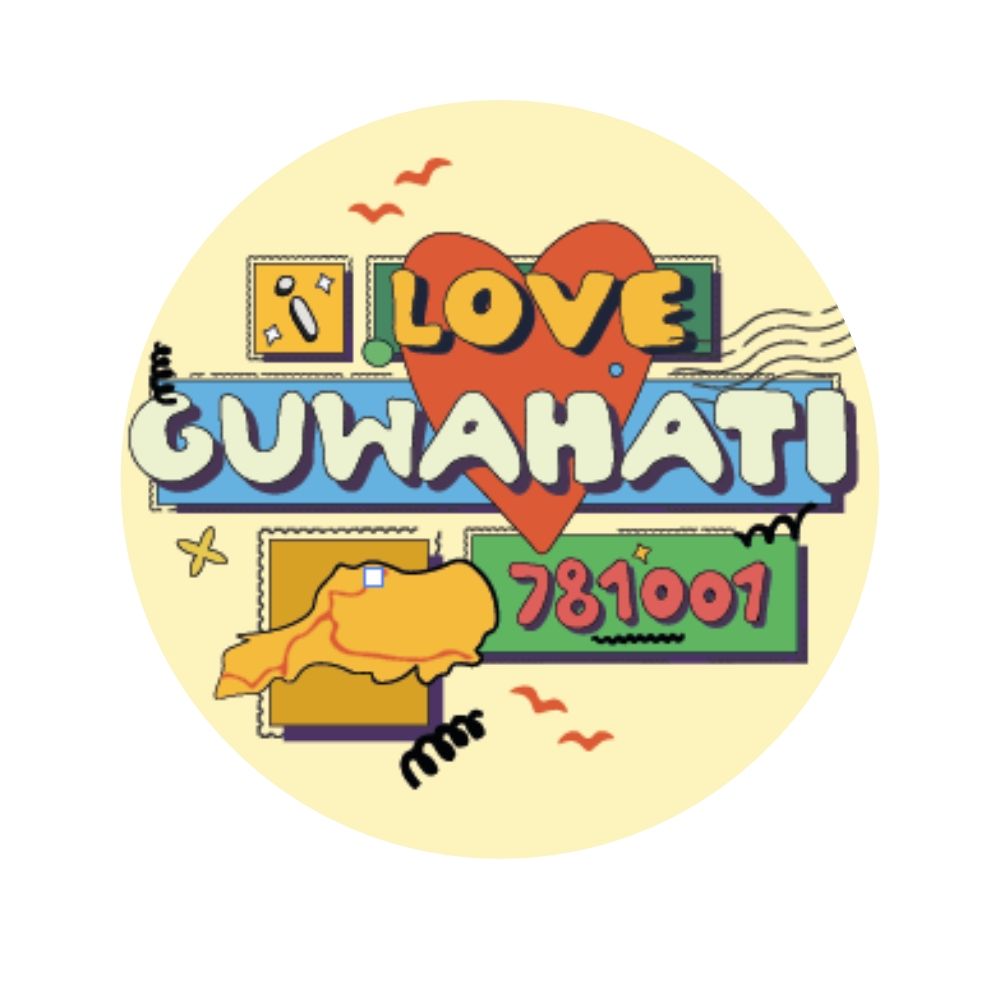 I Love Guwahati Assam Fridge Magnet Souvenir Gift