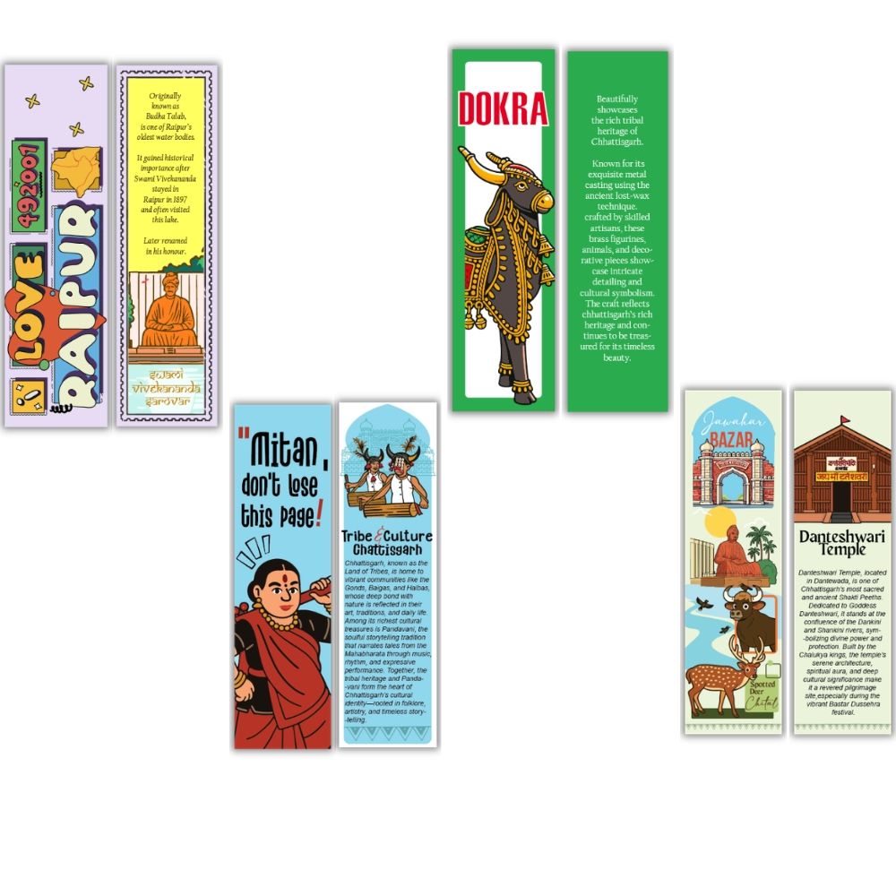 Chhattisgarh Culture Bookmark Set |