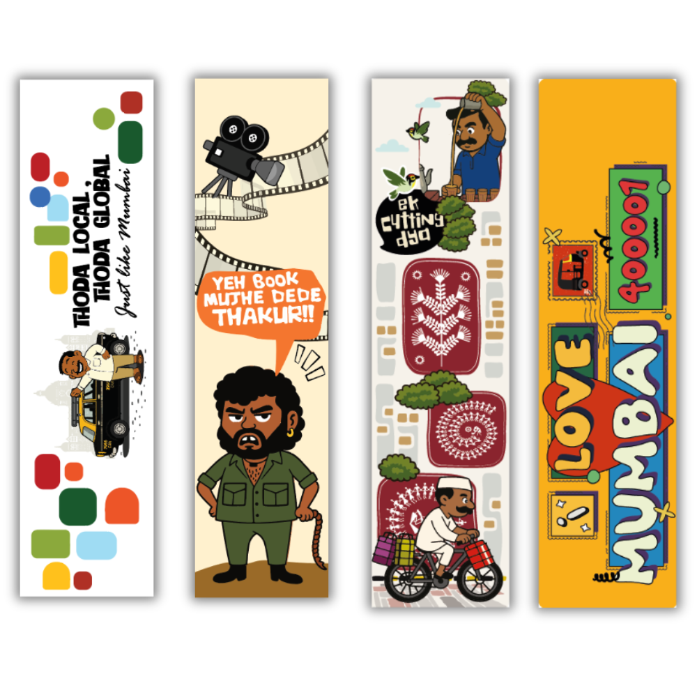 Mumbai Culture Bookmark Set