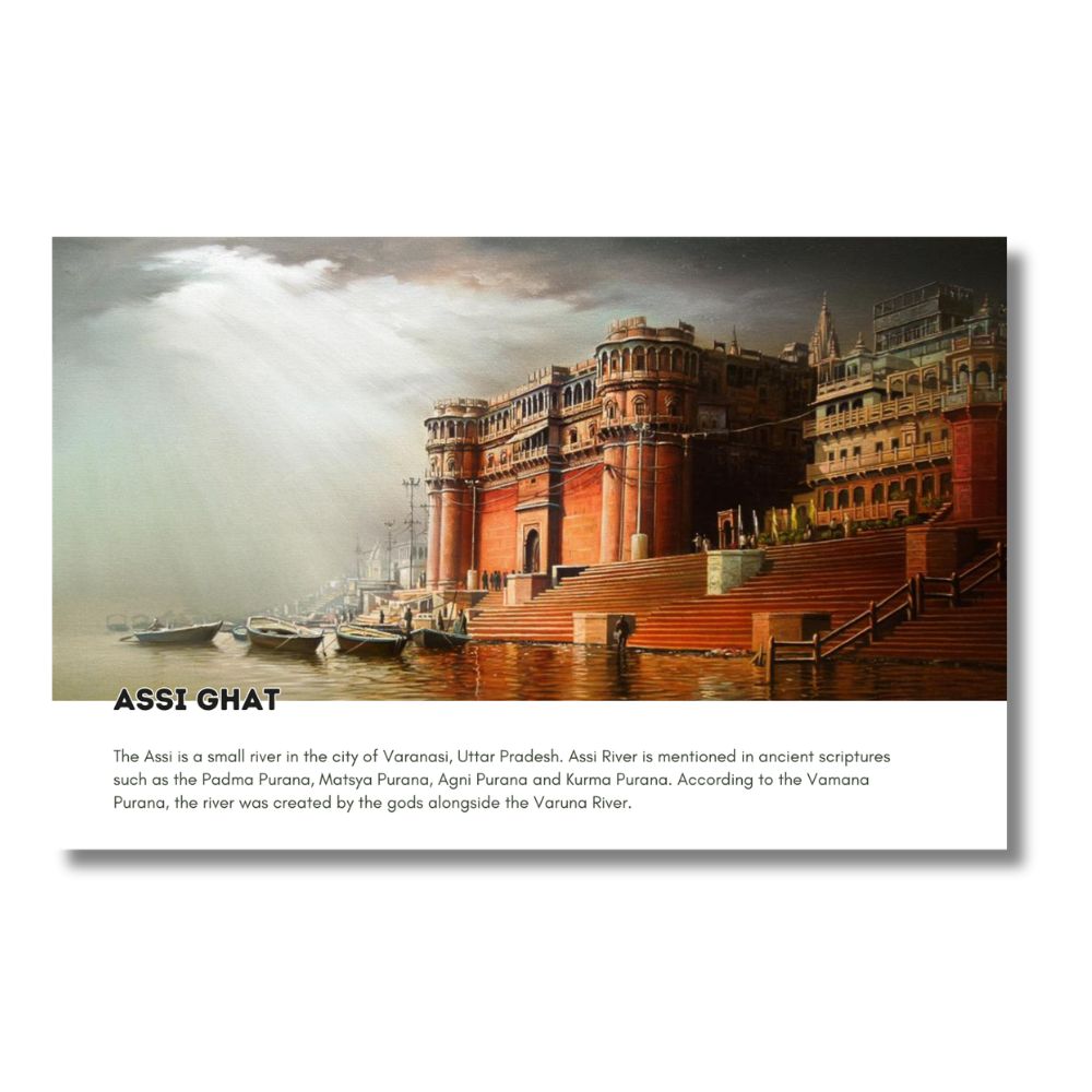 Assi Ghat Varanasi Postcard – Kashi Heritage Souvenir