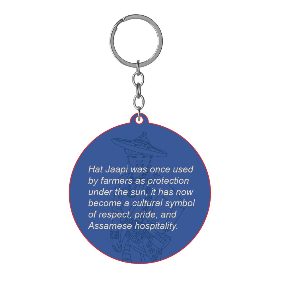Assam Bihu Traditional Design Keychain Souvenir Gift