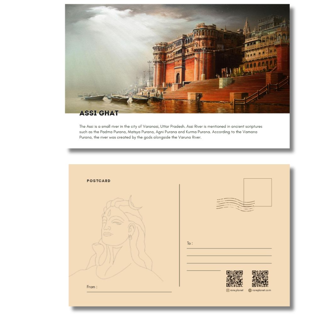 Assi Ghat Varanasi Postcard – Travel Souvenir