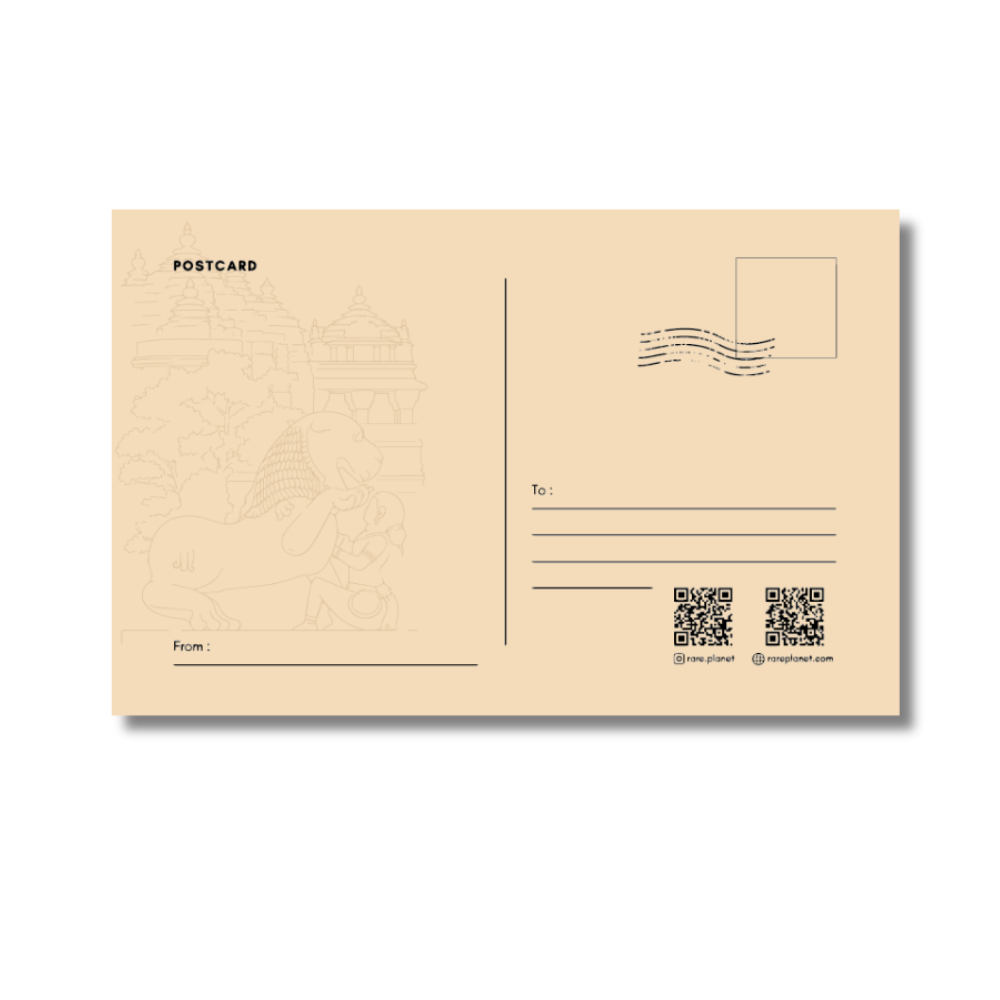 Daulatabad Fort Aurangabad Maharashtra Heritage Souvenir Postcard