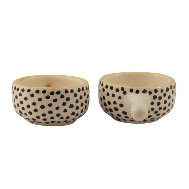 Sunny Delight: Yellow Chutney Katori Bowl (Set of 2)