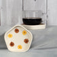 Sunny Blooms: Set of 2 Sunflower-Painted Small Plates