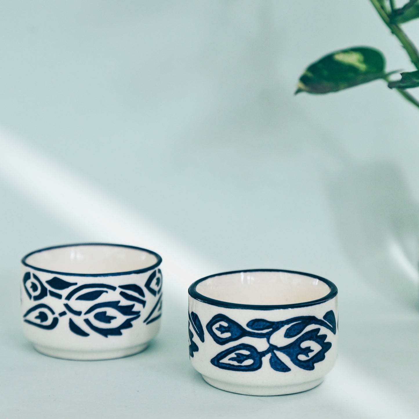 ''Dip With Love'' Ceramic Dip Bowl (Set of Two)