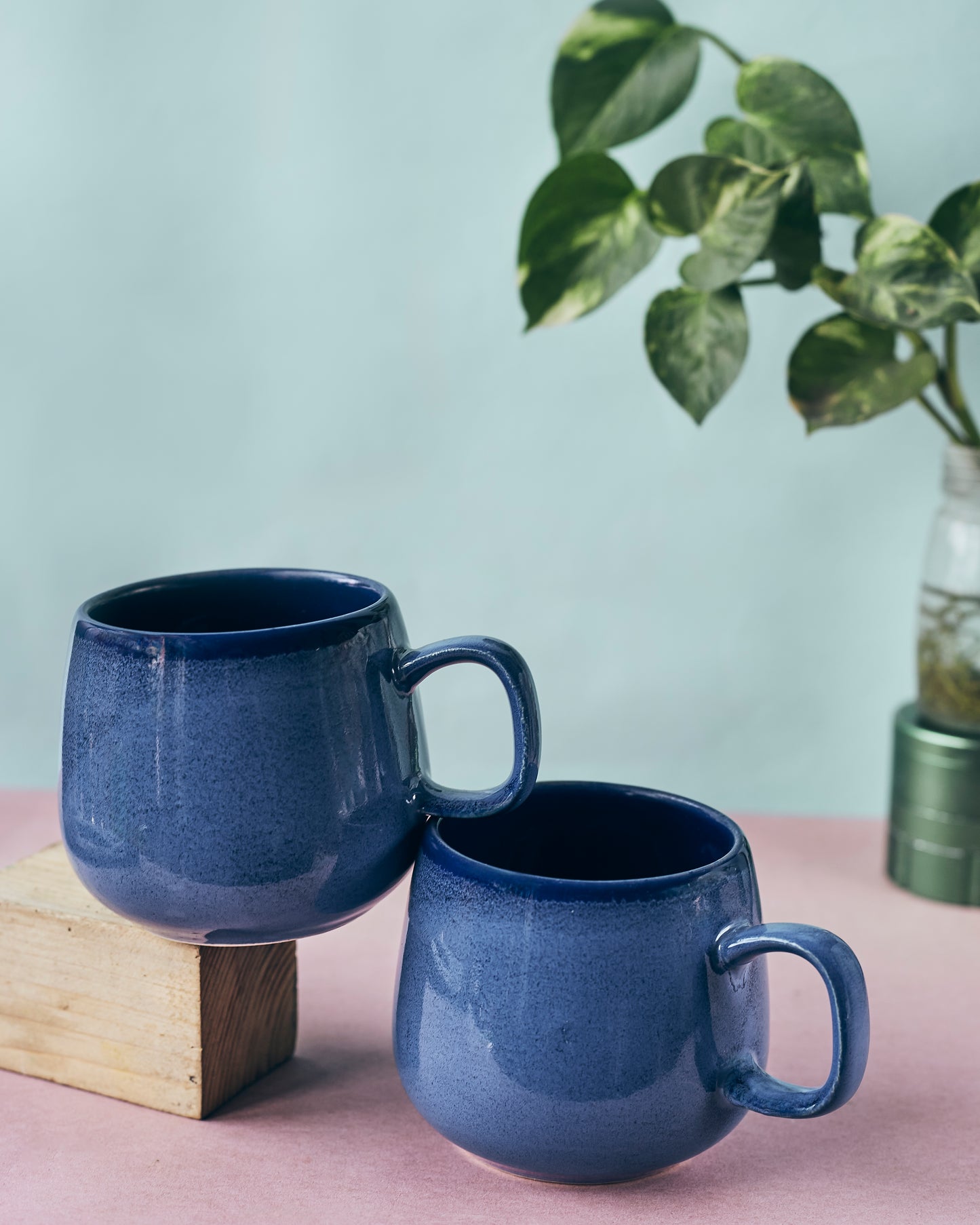 Dholak Tea Cups – Rhythmic Sips in Ceramic Delight (Set of 2)