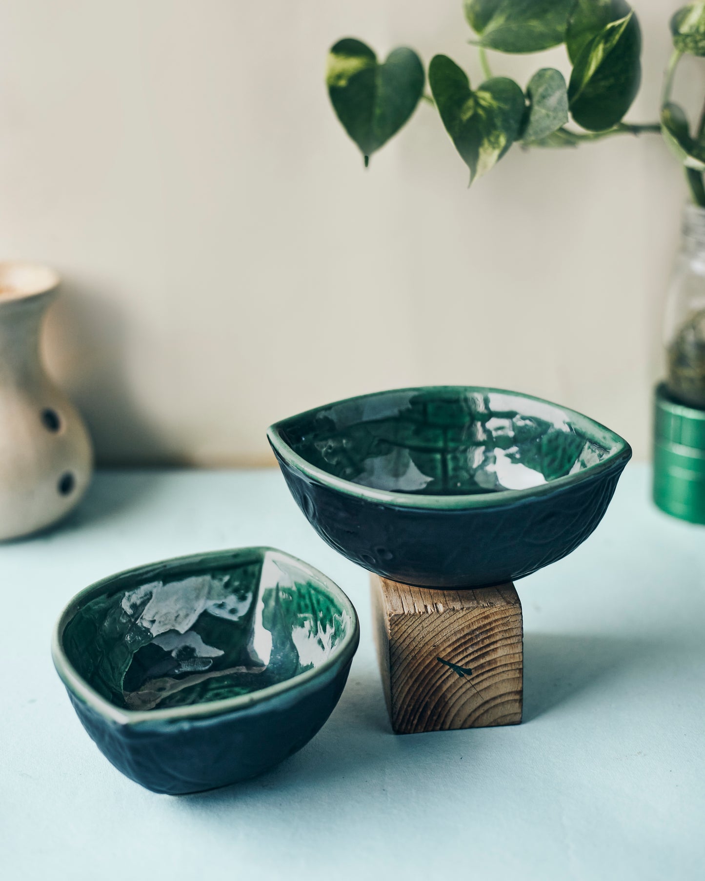 Ceramic Badam Bowls (Set of 2) – Elegant and Functional