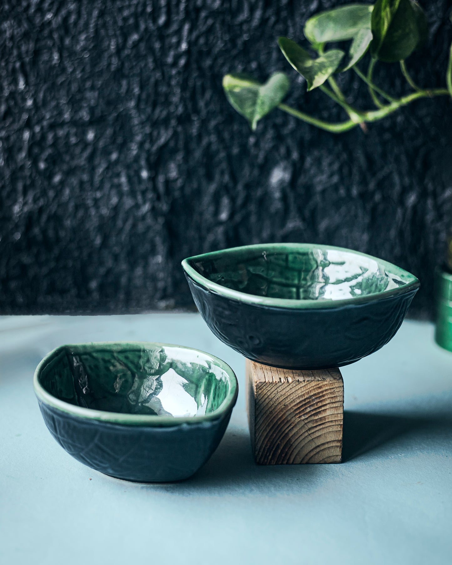 Ceramic Badam Bowls (Set of 2) – Elegant and Functional