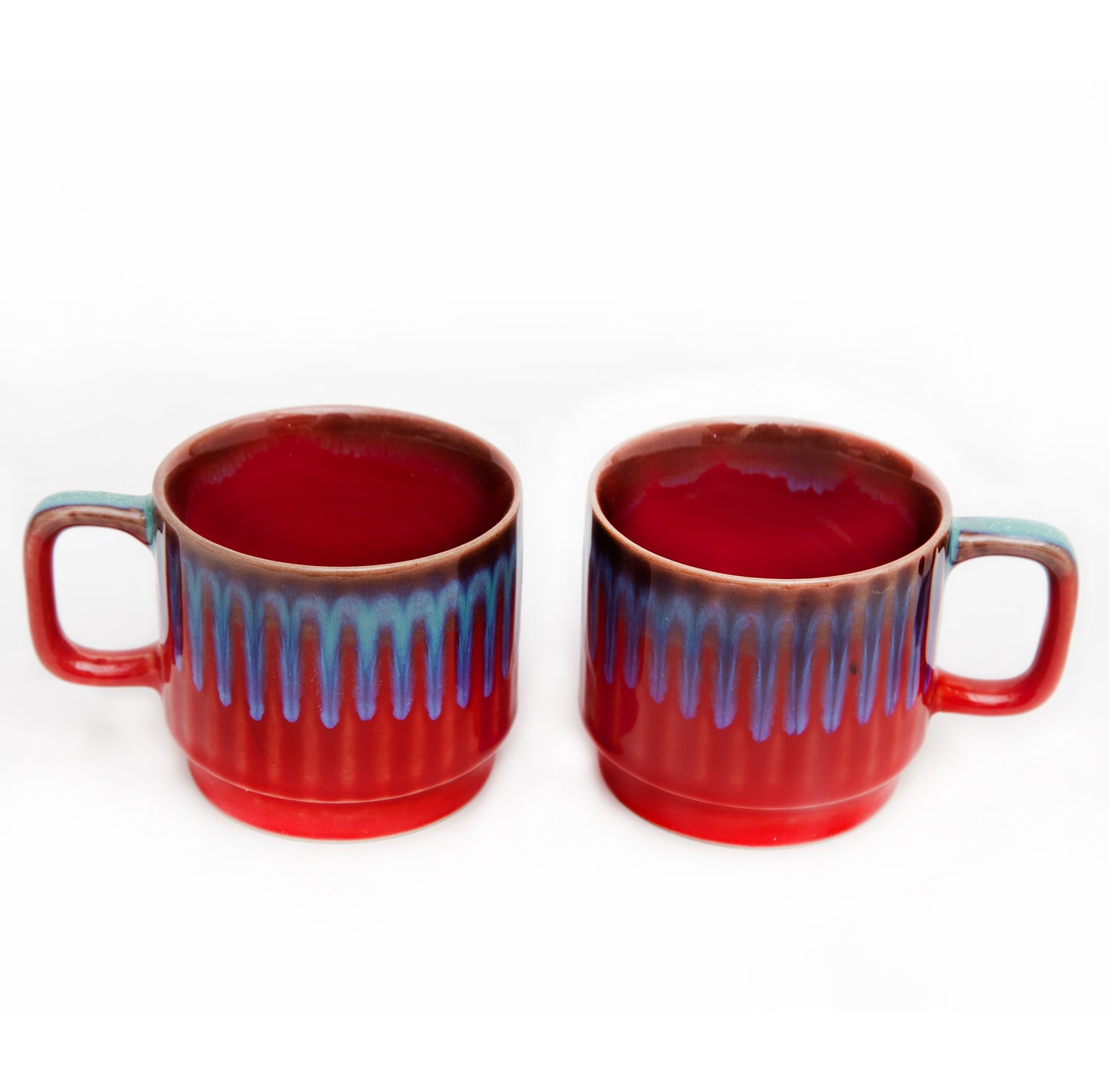 ''Aao Sath Baithkar Chai Pitein Hai'' Ceramic Chai Mug (Set of Two)