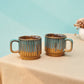 ''Hello, Coffee Lovers'' Ceramic Coffee Mug ( Set of Two)