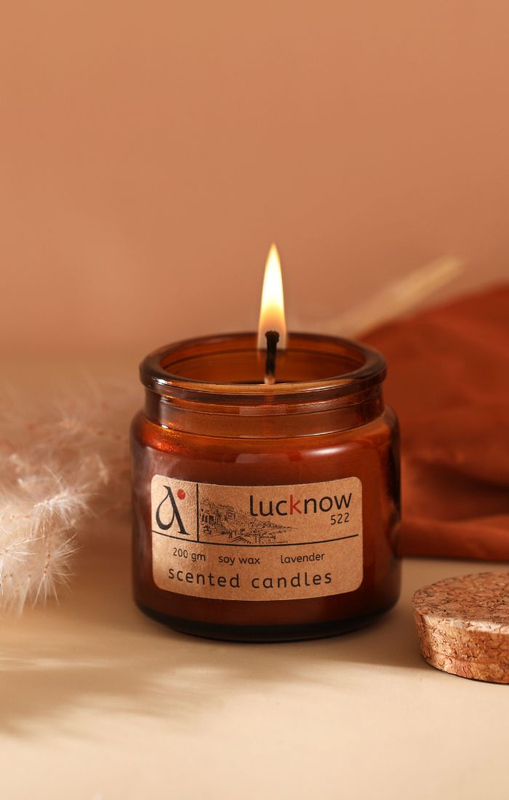 Atimoda "Unveiling Opulence Lucknow Scented Candles"