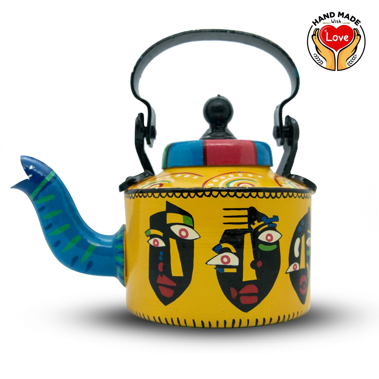 'Trimurti' Terracotta Kettle