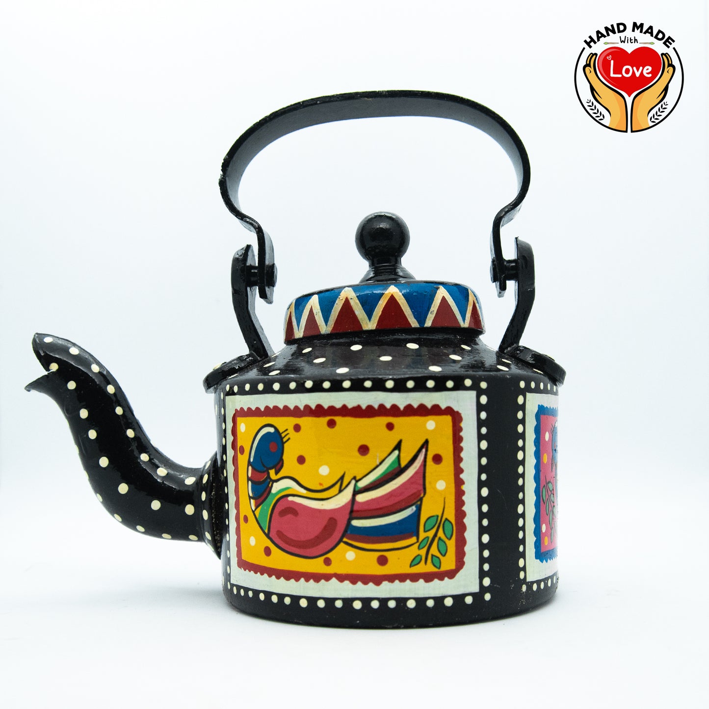 'Chappar Chappar, Gutur Gu' Antique Terracotta Kettle