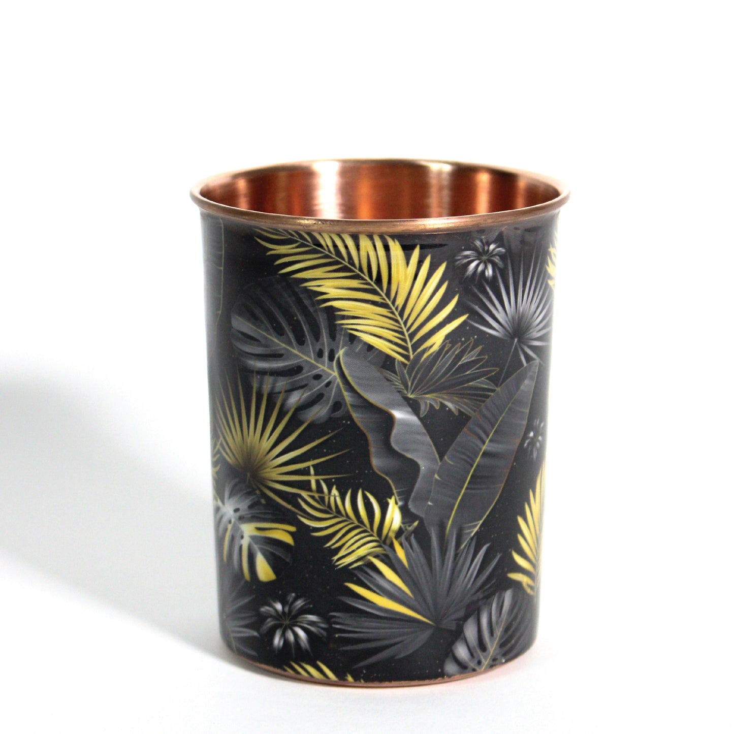 'The Scared Wild' Printed Copper Glass (Set of Two)