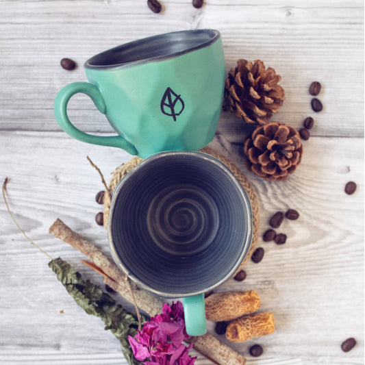 One Leaf- 'I Tea's Good!' Ceramic Cups (Set of One)