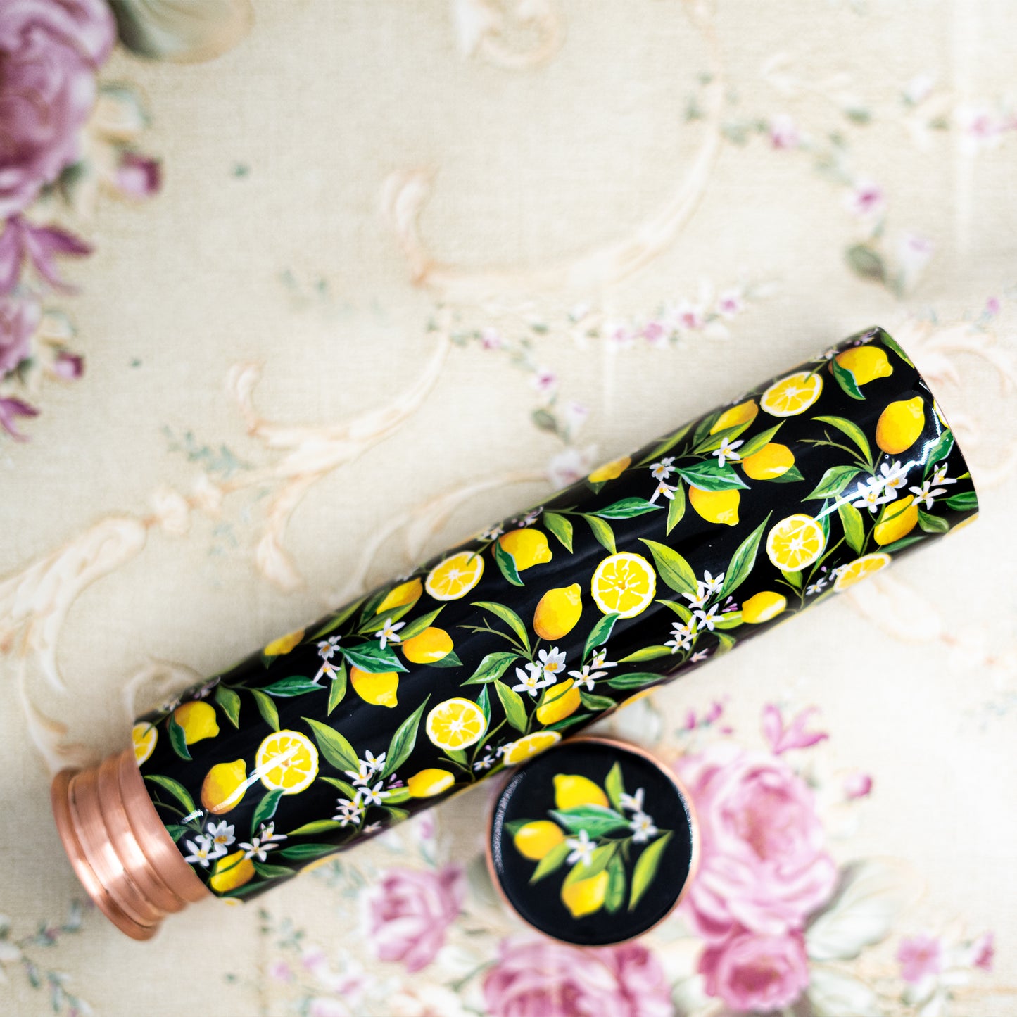 'When Life Gives You Melons, Do Not Make a Lemonade, Soda's Better!' Copper Bottle
