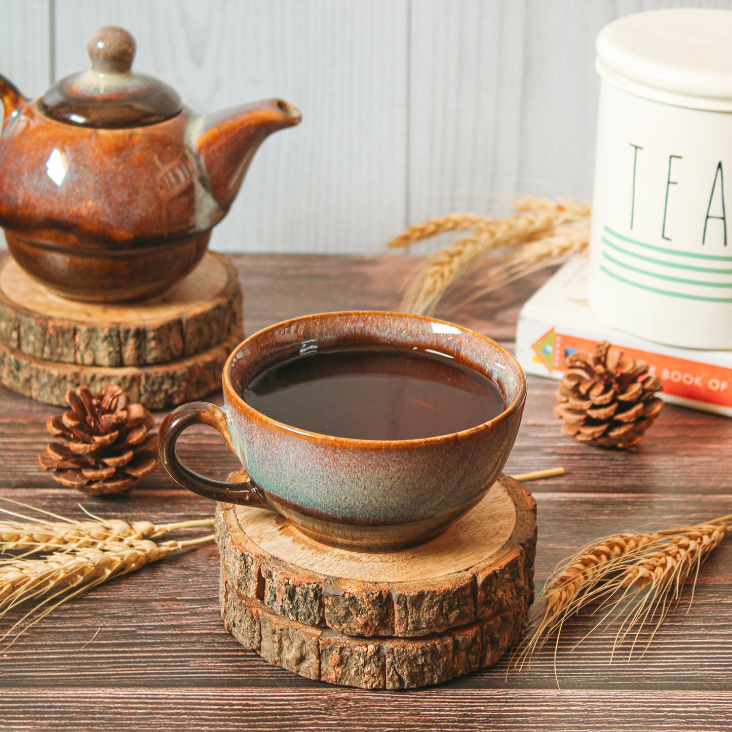 'Now You Have Your Own Aladdin's Chai Lamp' Handmade Ceramic Kettle