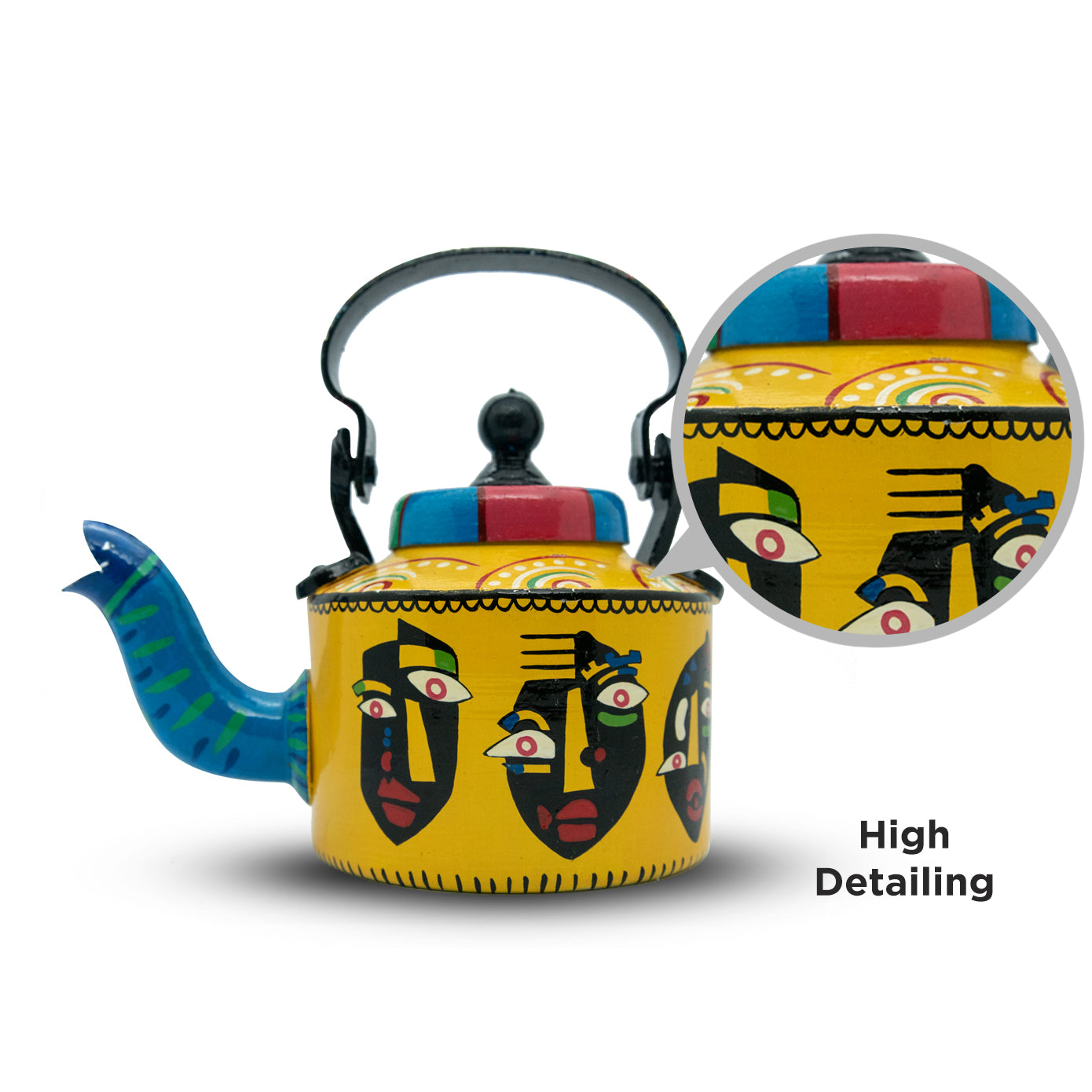 'Trimurti' Terracotta Kettle