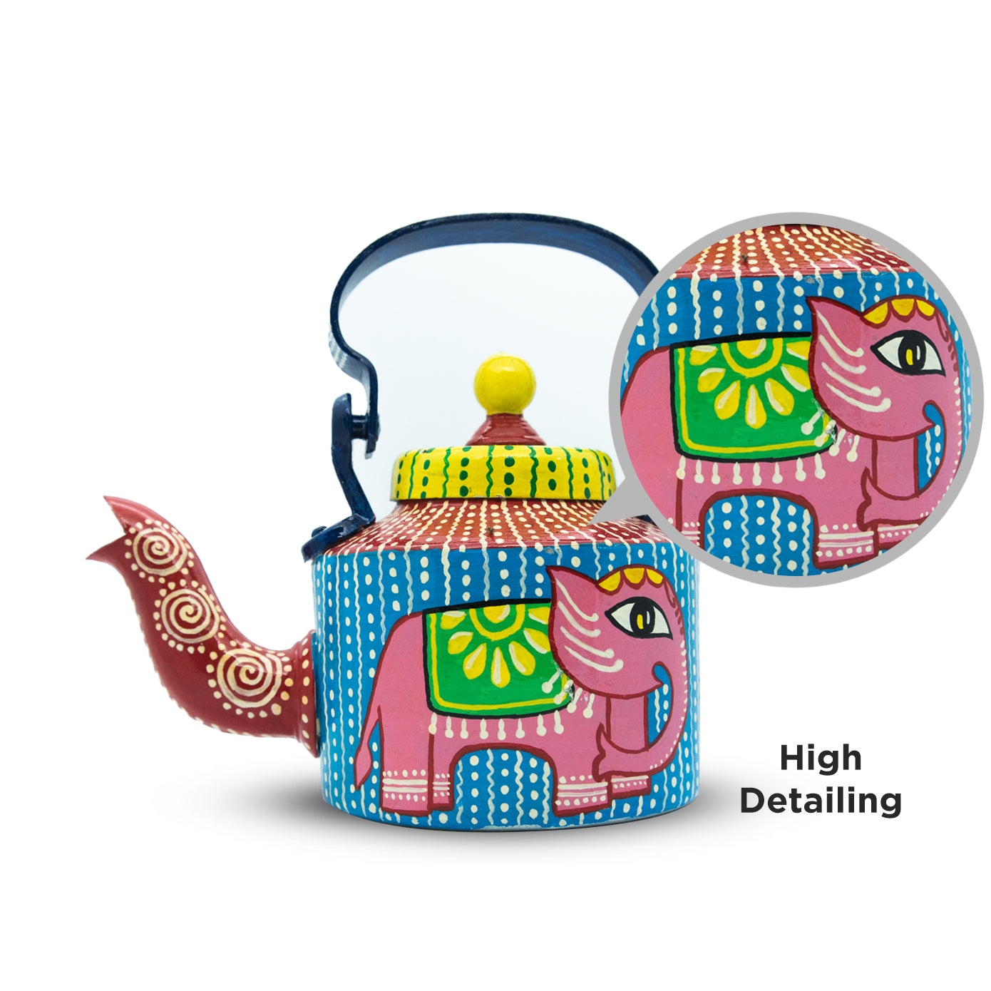 'Shoshurbari Onek Barabari' Terracotta Kettle
