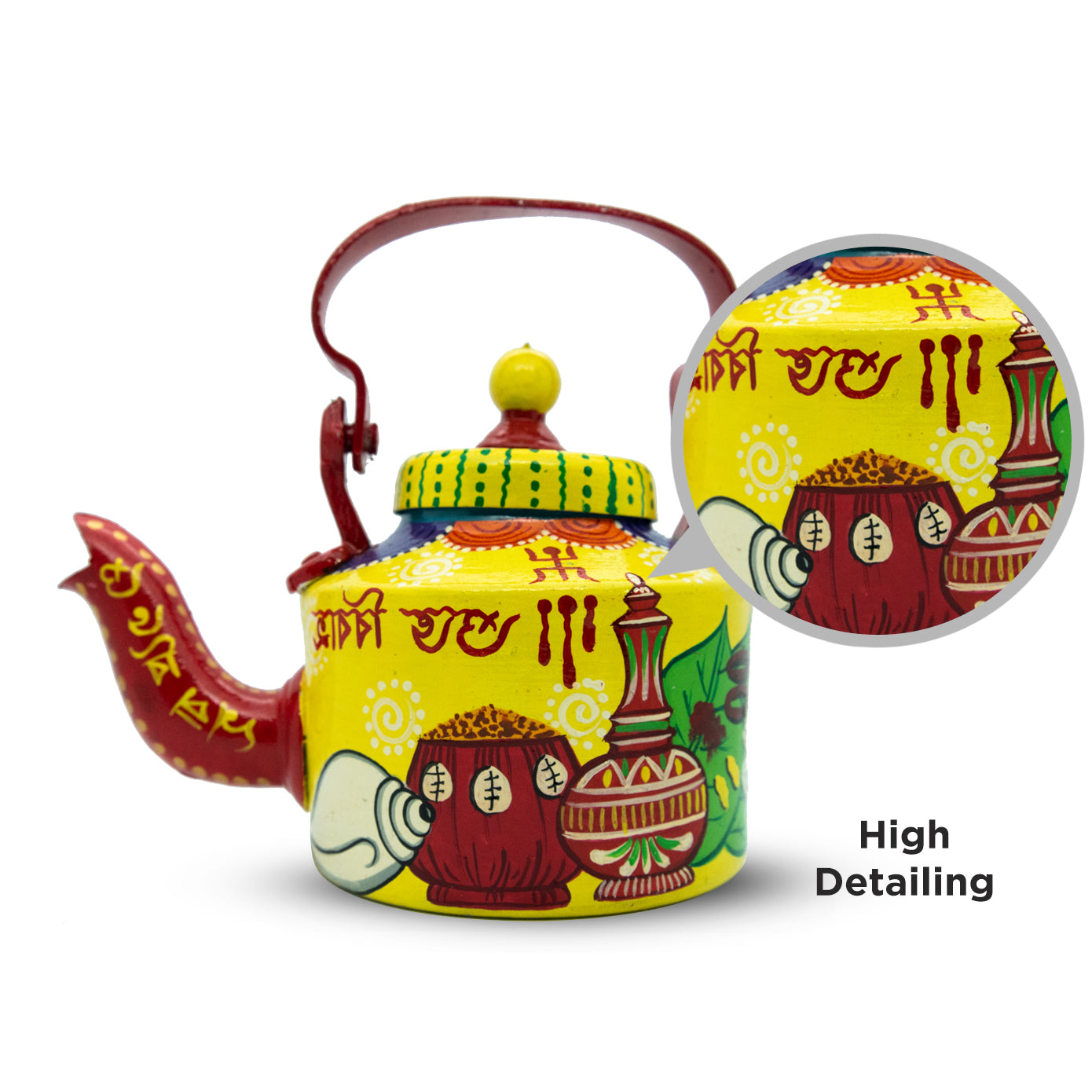 'Hum Saath Saath Office Jate Hain' Terracotta Kettle