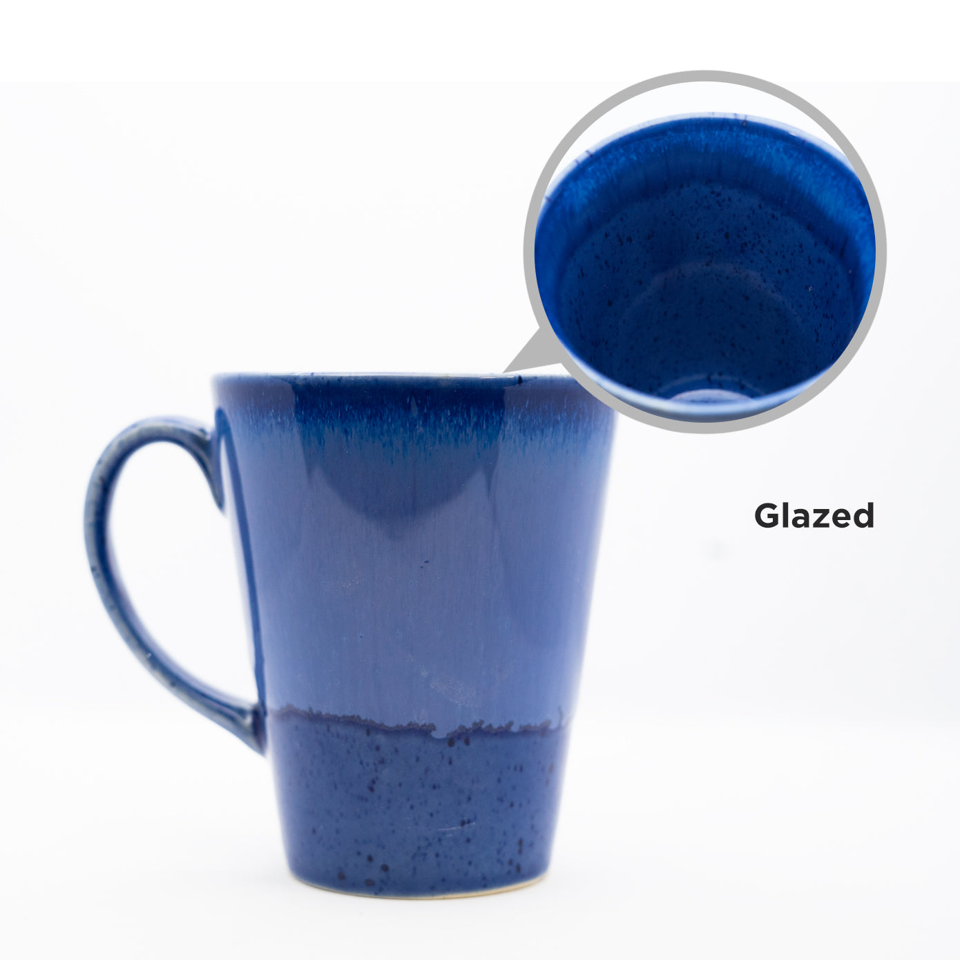 'What's Blue Without You?' Ceramic Coffee Mug (Set of Two)