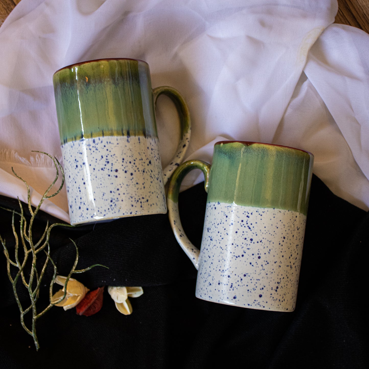 Christmas Ceramic Coffee Mug (Set of Two)