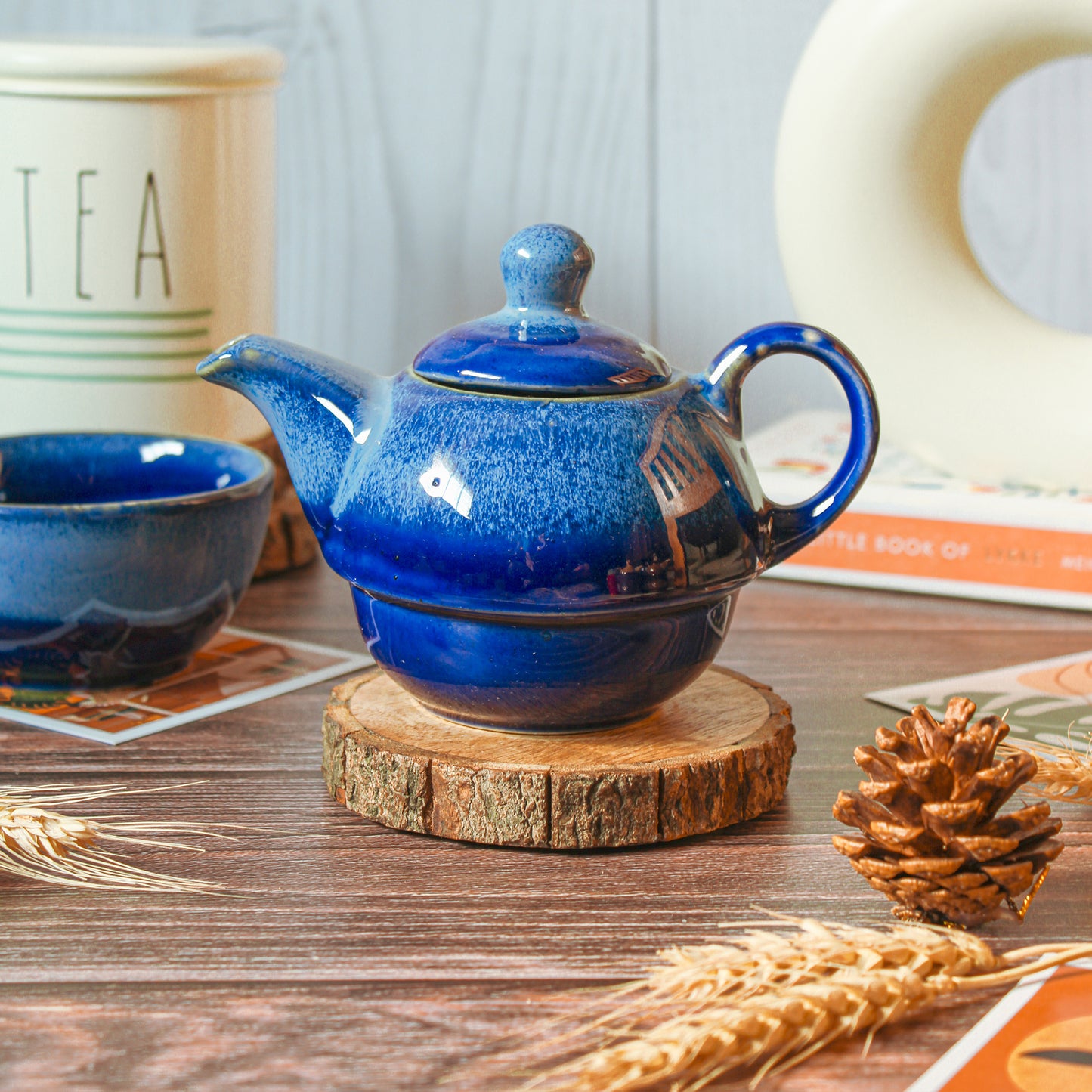 'Morning Blues Is A Myth?' Handmade Ceramic Kettle