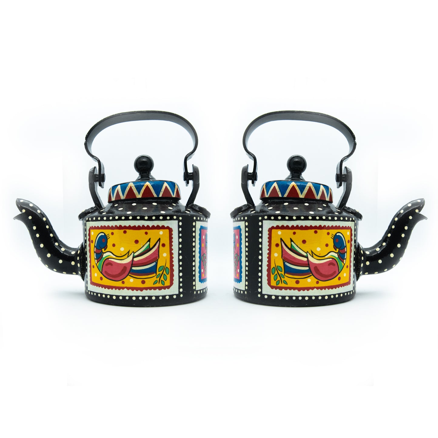 'Chappar Chappar, Gutur Gu' Antique Terracotta Kettle