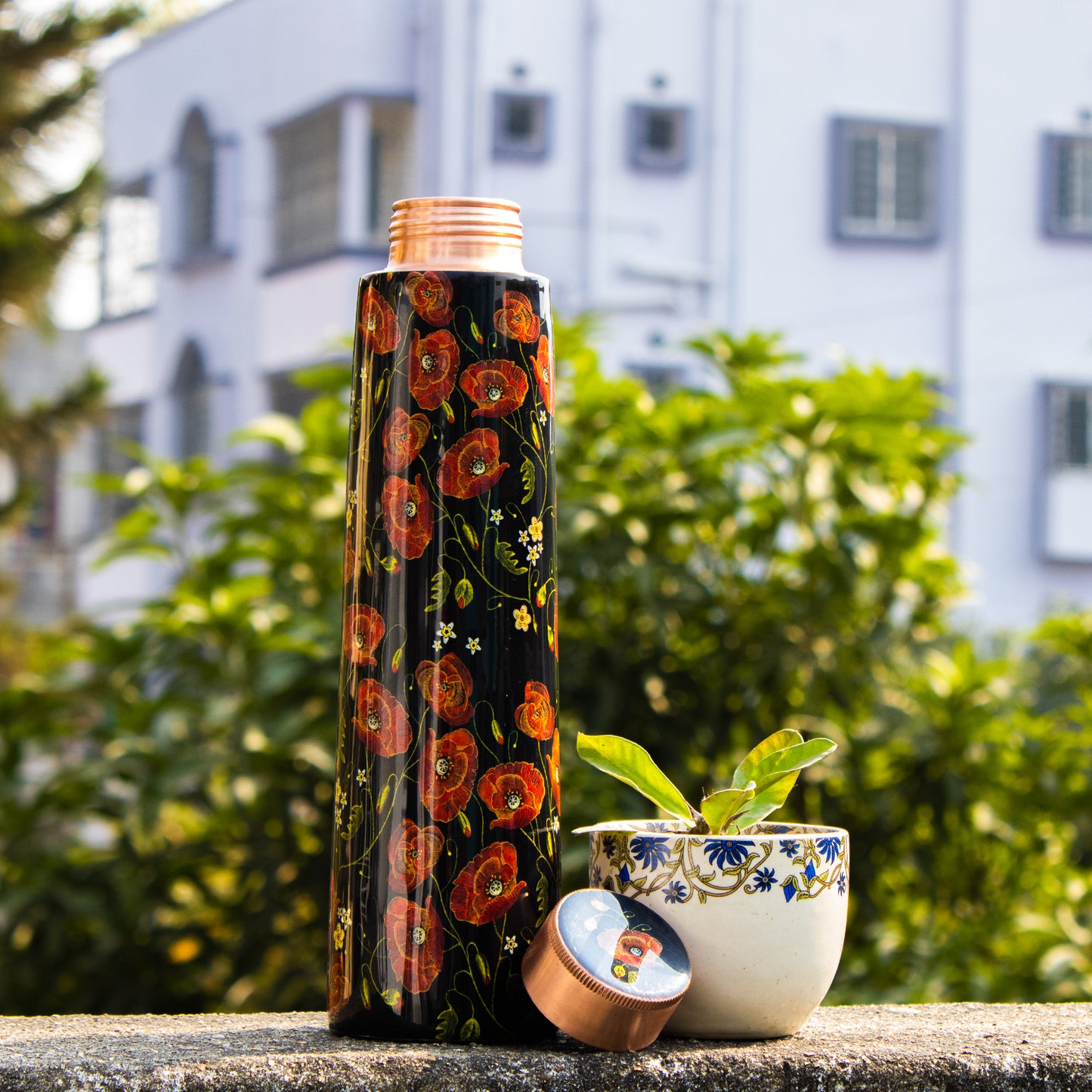 'It Isn't Dark Like Dark Seasons!' Copper Bottle
