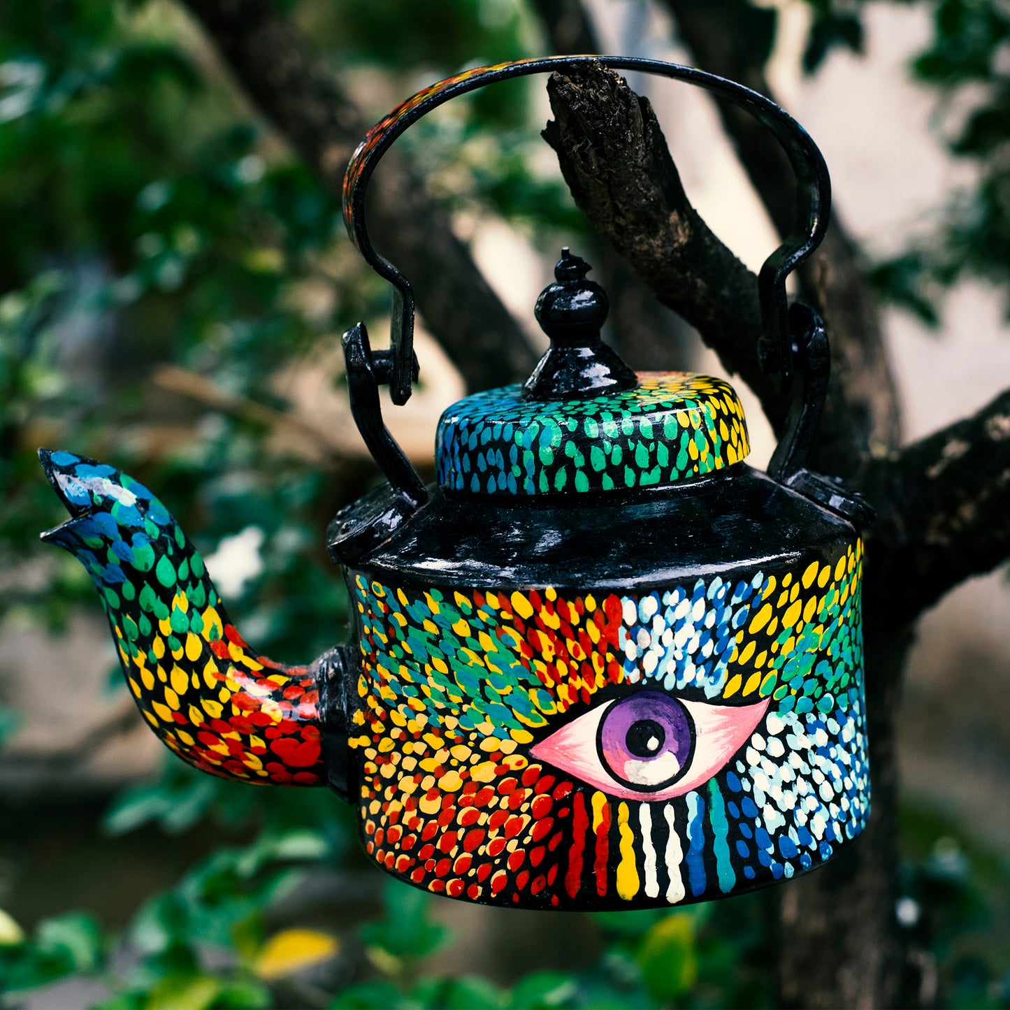 'Secrecy Is The New Bold' Terracotta Kettle
