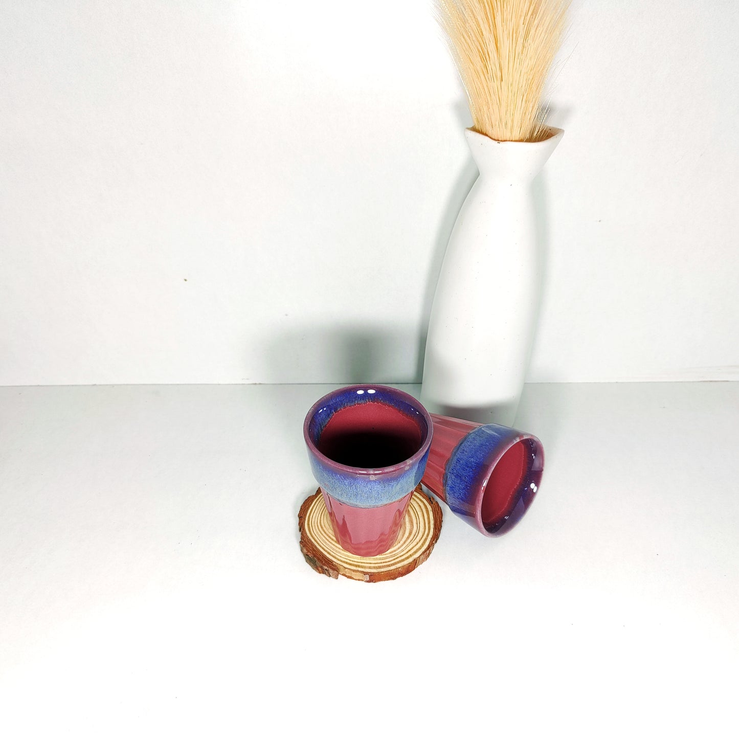 'Main Chai Peeta Hun Aur Aap'? Ceramic Chai Glass (Set of Two)