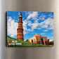 Qutub Minar Delhi Souvenir Fridge Magnet