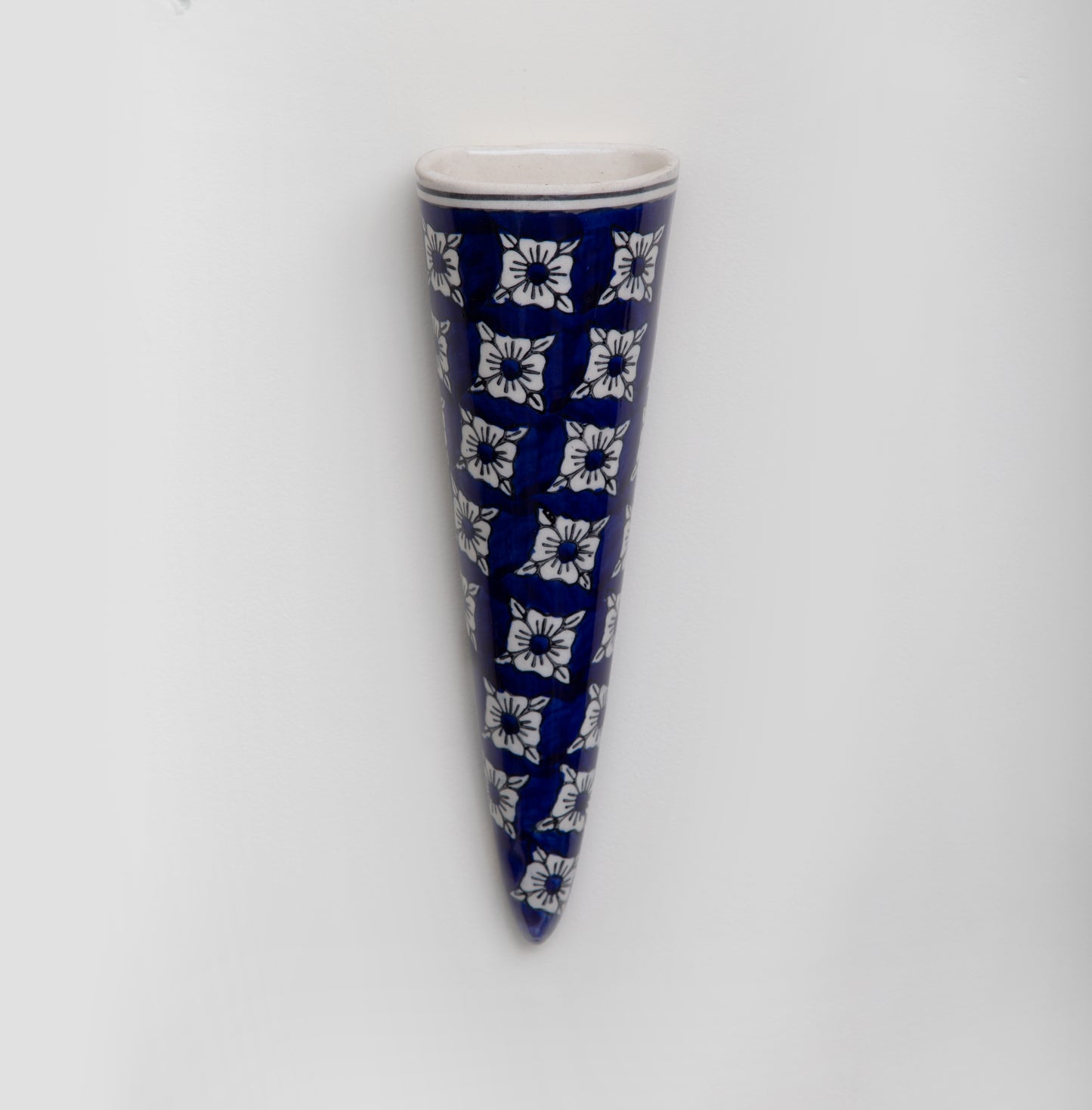 Ceramic Cone Wall Hanging Decorative Vase