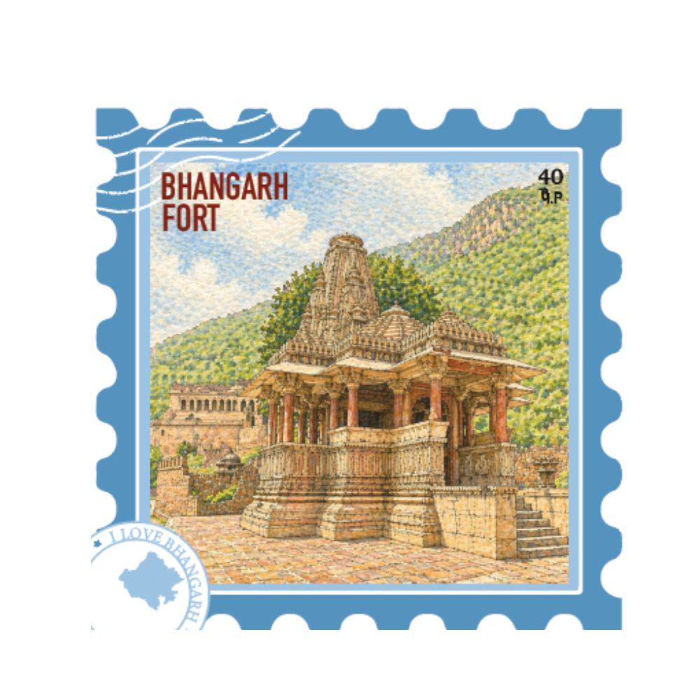Bhangarh Fort Fridge Magnet – Rajasthan Heritage Souvenir