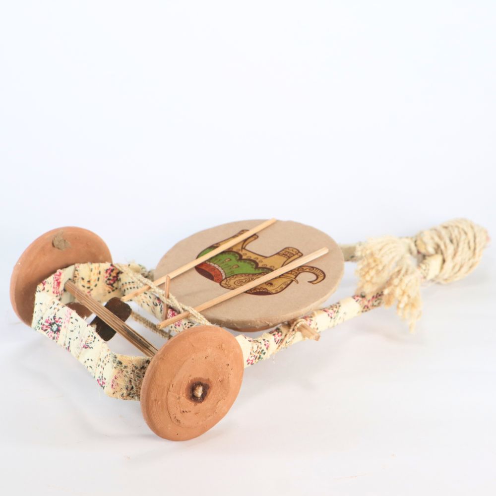 Vintage Wooden Tuk Tuk Cart | Handmade Traditional Toy