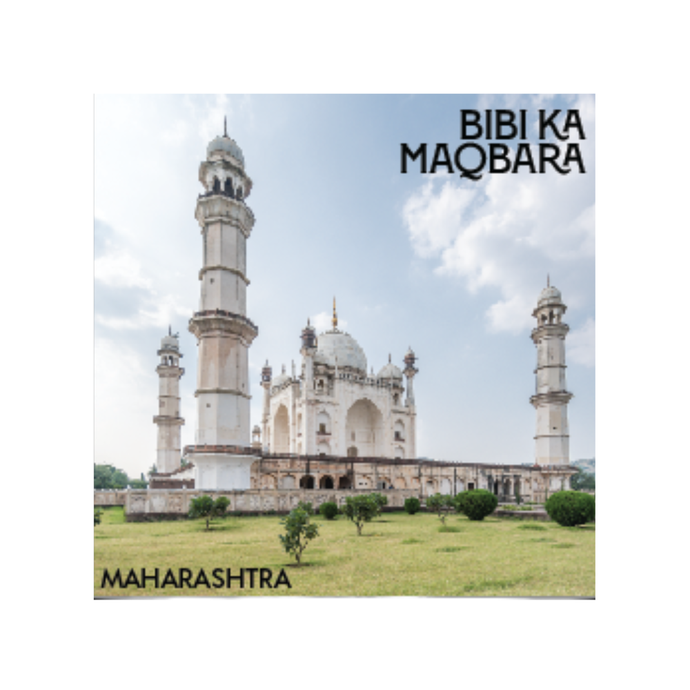 Bibi Ka Maqbara Maharashtra Souvenir Fridge Magnet