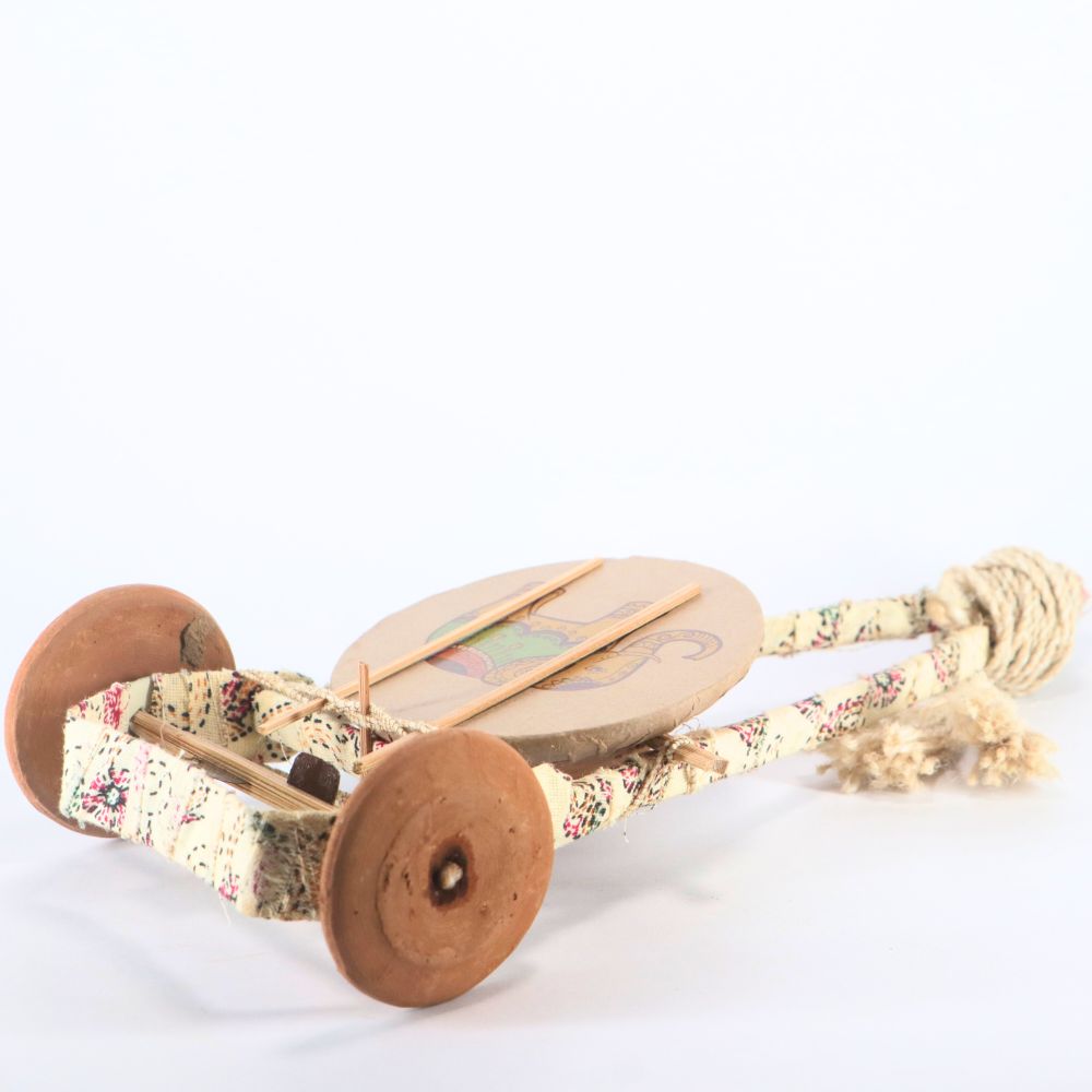 Vintage Wooden Tuk Tuk Cart | Handmade Traditional Toy