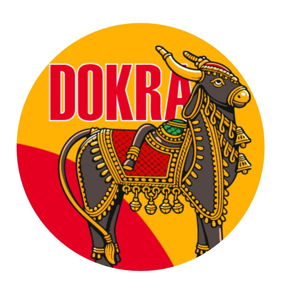 Chhattisgarh Dokra Art Fridge Magnet Souvenir Gift