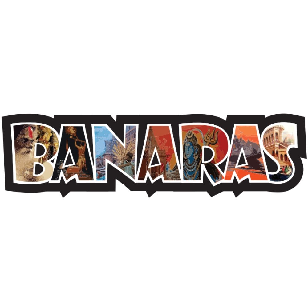 Banaras City Name Fridge Magnet
