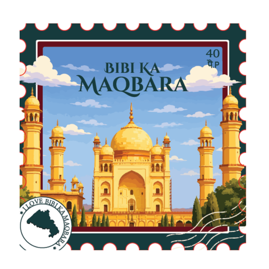 Bibi Ka Maqbara Fridge Magnet – Aurangabad Souvenir