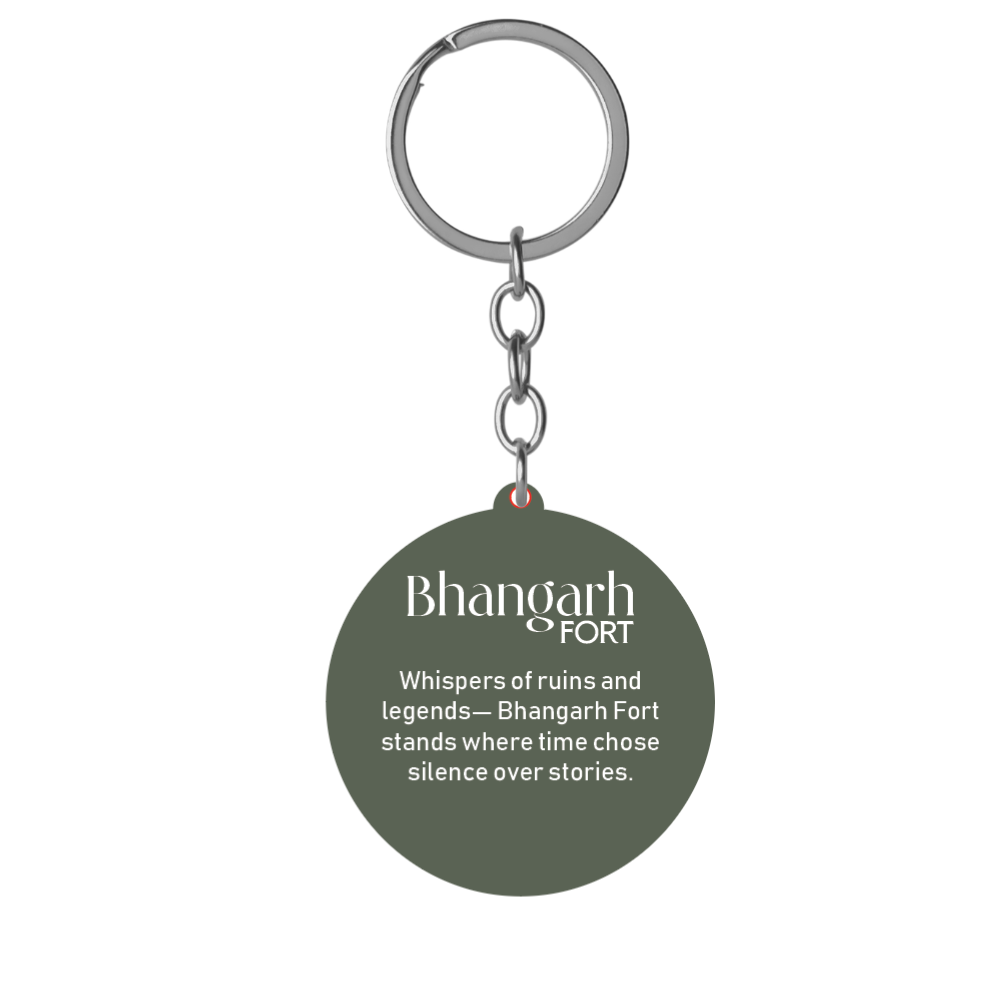 Bhangarh Fort Scenic Photo Printed Keychain