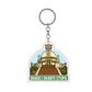 Dhauli Shanti Stupa Bhubaneswar Odisha Souvenir Keychain