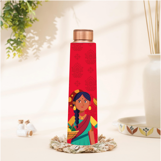 Eco-Friendly Copper Bottle – 1 Liter