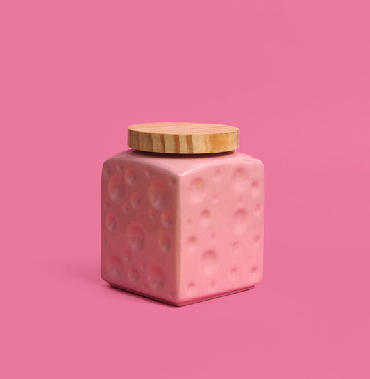 Pink Bubble Bliss: Delightful Jar of Joy