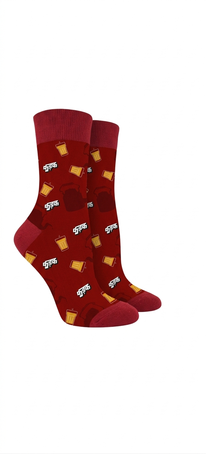 Kadak Chai Crew Socks – For Every Chai Lover